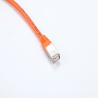 Perakitan Kabel Ethernet Industri Konektor RJ45 Kabel Komunikasi Data Oranye untuk Peralatan Otomasi OEM ODM