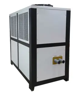 Refrigerador de água refrigerado a ar industrial anodizado do alumínio 5hp 10hp com bobina do tanque de água