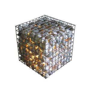 Vierkante 50Mm X 50Mm Gegalvaniseerd Steen Gevuld Gelast Gaas Hekwerk Paneel - Product Image 1