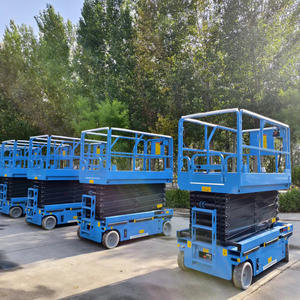 Plataforma DE TRABAJO elevadora de tijera de elevación Aérea Móvil con orugas de motor de 320 KG 400 KG 8 M 10 M <span class=keywords><strong>12M</strong></span> 14 M - Product Image 2