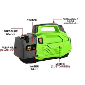 High Output Deepcleaning 220V 1400W 150bar High Portable <b>Car</b> for Photovoltaic - Product Image 2