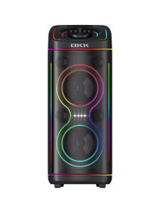 Altavoz de Fiesta <span class=keywords><strong>B</strong></span> <span class=keywords><strong>K</strong></span> <span class=keywords><strong>K</strong></span> BIG Power, Altavoz de Karaoke Inalámbrico con Woofer Doble de 8 Pulgadas, Altavoz para Interiores y Exteriores con Interior de Madera (XC8600) - Product Image 3