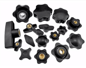 Tuercas de agarre con rosca hembra de 1/4 "-20 pulgadas M3 M4 M5 M6 M8 M10 M12, con orificio pasante, tipo Torx, de plástico negro - Product Image 6