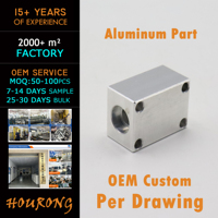 Pièces en aluminium 6061 de haute précision usinées CNC, supports de robotique, dessins personnalisés, vente en gros, qualité directe usine Guangdong