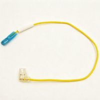 Kabel Harness PVC Kuning Kustom dengan Terminal Spade Lepas Cepat Pria & Wanita Berinsulasi Transparan untuk Peralatan Rumah Tangga