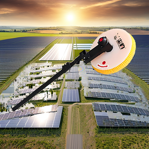 Outil de nettoyage efficace du système de panneaux solaires <span class=keywords><strong>Brosse</strong></span> à disque <span class=keywords><strong>rotative</strong></span> flexible pour le nettoyage photovoltaïque pour l'utilisation du toit - Product Image 1