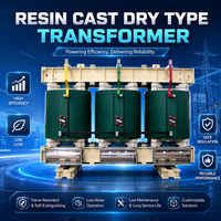 Transformateur à résine coulée de type sec, équipement de distribution triphasé pour la transformation électrique des grands centres commerciaux