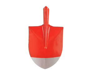 Оптовая продажа, красная садовая лопатка, Легкая металлическая лопатка для снега, круглая лопатка для сельского хозяйства, кемпинга - Product Image 2