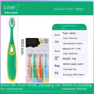 Sikat Gigi Bulu Lembut Anak 3-12 Tahun Gagang Plastik Kepadatan Tinggi Penggunaan Rumah Perawatan Bayi Kesehatan Gigi - Product Image 5