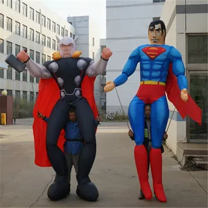 Werbung aufblasbare Super hero puppet kostüm