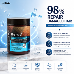 <span class=keywords><strong>Trattamento</strong></span> per <span class=keywords><strong>Capelli</strong></span> con Olio di Argan e <span class=keywords><strong>Cheratina</strong></span> 500ml/1000ml, Idratante e Lisciante con Collagene per <span class=keywords><strong>Capelli</strong></span> Secchi, Danneggiati, <span class=keywords><strong>Crespi</strong></span> e Ricci - Product Image 2