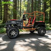 Jeep 300cc 4 temps pour adultes avec 5 places, buggy tout-terrain, kart quad, véhicule utilitaire