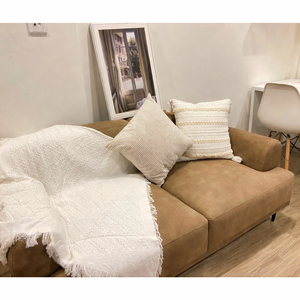 Elegant Two Seat Couch 220x85cm <b>Wooden</b> <b>Frame</b> Foam Fabric <b>Sofa</b> Minimalist Vietnam Design - Product Image 6