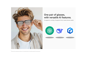 Aurakidoo Nouvelle Tendance SG03 500W Pixels Smart Bluetooth Lunettes avec Caméra Vidéo <span class=keywords><strong>pour</strong></span> Hommes Smart AI Lunettes Traduction - Product Image 5