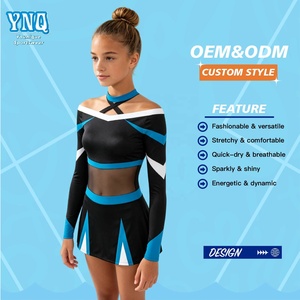 Vestiti di danza Cheerleading comodi di alta qualità per le ragazze per le squadre di allegria - Product Image 2