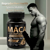 Capsules de Maca Marque Blanche Nouvelle Formule Énergie et Soutien Immunitaire pour Hommes Extrait de Poivre Noir OEM Vente Directe Usine