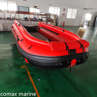 Bateau pneumatique à réaction SOLAR 470 Strela avec tunnel, idéal pour la pêche, coque de bateau pneumatique à réaction avec tunnel