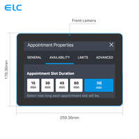 Nouvel écran tactile mural pour entreprise avec barre lumineuse LED périphérique, salle de réunion, NFC, POE, tablette Android 10,1 pouces
