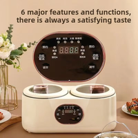 Cuisinière électrique multifonctionnelle à double cuve, marmite intelligente tout-en-un et cuiseur à riz pour la cuisine domestique