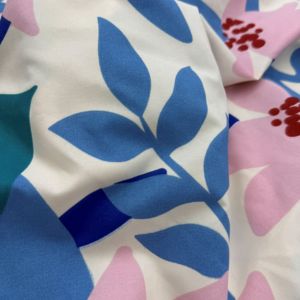 Hot Bán Bán Buôn 100% <span class=keywords><strong>Polyester</strong></span> In Dệt Tùy Chỉnh Đầy Màu Sắc Hoa Thoải Mái Sợi Nhỏ Vải Để Làm Khăn Trải Giường - Product Image 5