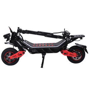 H10 Dual Drive Scooter 60V 23Ah 12 Inch Pneumatic Tire With Large Storage <b>Tail</b> Box Motor Moto H10 Dual Motor Scooter H10 H10 H10 - Product Image 6