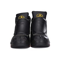 Chaussures de sécurité de soudage Safetoe avec protection métatarsienne |   Semelle en caoutchouc résistant à la chaleur |   Surpiqûres ignifuges