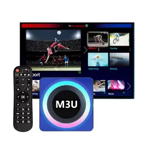 M3U Espanha Itália Alemanha Polônia Assinatura android set-top box tv revendedor painel smart tv box ip tv m3u assinatura