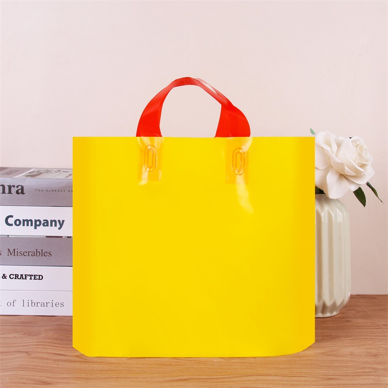 Jaune avec poignée rouge
