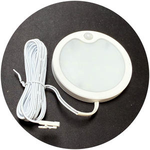 PIR Mini LED kabine spot Ra80 sıcak beyaz saf soğuk beyaz LED pak ışığı DC12V DC24V dolap lambası hareket sensörü ile - Product Image 1