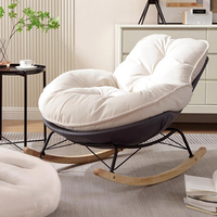 Fauteuil inclinable simple XTSFY-05 en cuir PU, chaise de loisirs moderne, processus d'étanchéité des bords complet, haute qualité