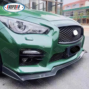 Lèvre de pare-chocs en fibre de carbone compatible avec Infiniti Q50 2018-2020 - Product Image 6