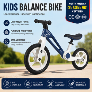 Bicicleta de Equilibrio Plegable de 12 Pulgadas con Marco de Fibra de Nailon, Nuevo Diseño, Alta Calidad, Precio Económico, Promoción al por Mayor para Niños Pequeños y Bebés - Product Image 1