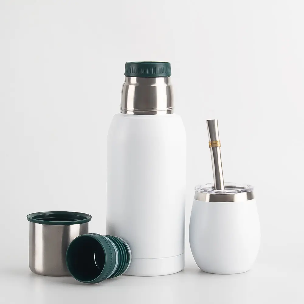 Stainless Steel Coffee Thermos Modern Mate Gourd Yerba Mate Set flask bottle