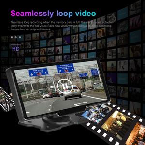 Podofo 휴대용 Carplay 화면 10.26 "자동차 라디오 스테레오 대시 캠 <span class=keywords><strong>DVR</strong></span> 안드로이드 자동 BT 자동차 비디오 레코더 모니터 전면 카메라 - Product Image 4