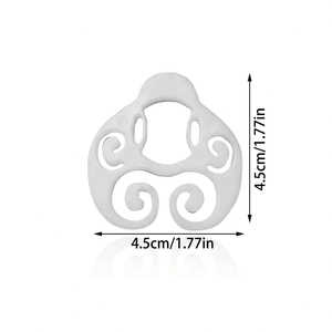 Plastic Shirt <b>Ties</b> Clips Dress <b>Back</b> Cinch for Women Hidden Clothes T-Shirt <b>Tie</b> Waist Cincher - Product Image 4