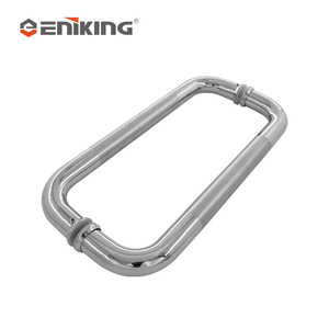 Poignée de porte ambidextre moderne en acier inoxydable Eniking EK-6019 pour portes en verre et en bois, installation facile, logo personnalisé - Product Image 4