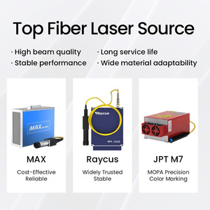 Kim loại Lazer Khắc Máy và máy tính để bàn nhỏ sợi <span class=keywords><strong>Laser</strong></span> đánh dấu máy 20W/<span class=keywords><strong>30W</strong></span>/50W/100W - Product Image 3