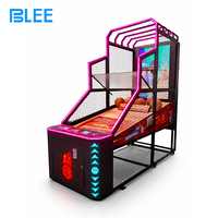Machine de basket vidéo BLEE de haute qualité 55 pouces, équipement d'arcade à monnayeur pour 1 joueur, matériel sportif pour parc d'attractions
