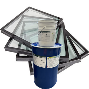 Gels de silicone adhésifs colle de silicone caoutchouc de silicone pour mur rideau et porte de fenêtre unité de verre insultante à faible émissivité étanchéité secondaire - Product Image 1