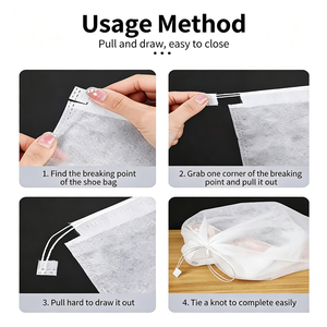 Reusable Nylon Fruit Barrier Bags Anti Bird <b>Insect</b> Drawstring <b>Mesh</b> Bags for Grape Protection - Product Image 6