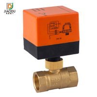 Vanne à bille en laiton hydraulique pour le contrôle des ventilateurs CVC, utilisation d'eau à haute température, OEM personnalisable, vanne à deux voies et à trois voies