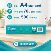 Papier copie Hanmei Double A4 70 g/m² Blanc Robuste