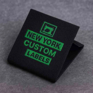 Étiquettes de vêtements en polyester de 40 mm, étiquettes imprimées avec logo, les plus vendues, pour vêtements - Product Image 2