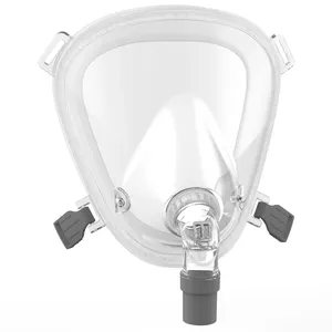 Vented Non-vented Oxygen Nasal CPAP Bipap Mask Total Full Face Mask for Ventilation Machine