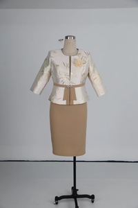 Robe de cérémonie élégante de style africain, tenue en brocart de haute qualité pour femme grande taille - Product Image 5