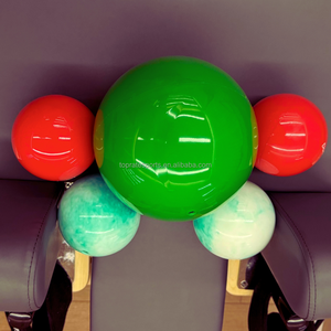 Toprate 10cm Soft PVC Dr Flex Ball Multicolor Inflable Equilibrio Pelota de entrenamiento para Franklin Method Progressive Rehab Yoga - Product Image 5