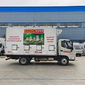 Camion de transport diesel Ay Old Chick 5 tonnes, véhicule de livraison de poussins à température constante avec caisse isotherme - Product Image 4