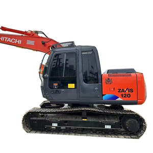 Pelle sur chenilles Hitachi ZX120 d'occasion de haute qualité Mini pelle de 12 tonnes Pelleteuse sur chenilles importée du Japon Super état Abordable - Product Image 1