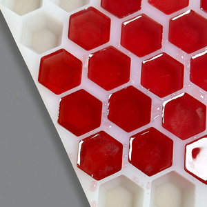 Moule en silicone hexagonal à 200 cavités, plateaux à bonbons au <span class=keywords><strong>caramel</strong></span>, moules pour chocolat - Product Image 1