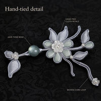 Boutons grenouille chinois faits à la main, boutons nœud chinois, fermetures grenouille en satin pour Cheongsam, Hanfu, costume Tang, décoratifs